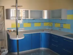 Все Голубые Угловые Кухни Фото