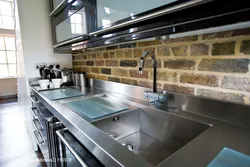 Countertops Металлӣ Барои Акс Ошхона