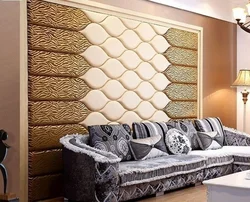 Soft wall in the kitchen photo