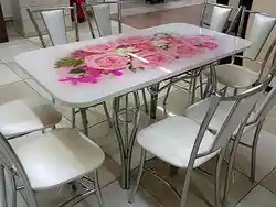 Kitchen table photo used
