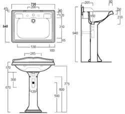 Vanna otağı üçün lavabo şəkli