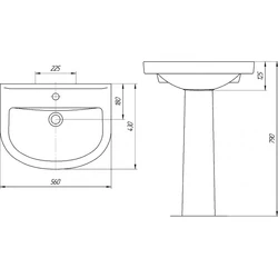 Bathroom sink drawing photo