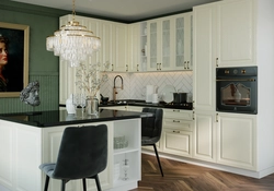 Photo of a nice kitchen in the interior