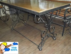 Oshxona fotosurati uchun metall stol