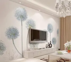 Wallpaper for bedroom dandelions photo