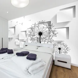Wallpaper for bedroom dandelions photo