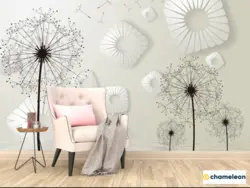 Обои барои хоб dandelions акс