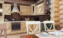 Kitchens made of wood photo dimensions