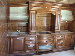 Кухни Из Дерева Фото Размеры