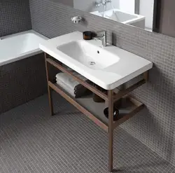 Photo of large bathroom sinks