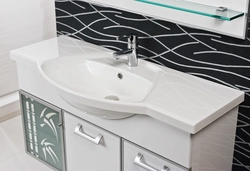 Photo of large bathroom sinks