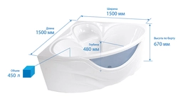 Bathtub Dimensions For 150 Photos