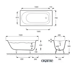 Bathtub Dimensions For 150 Photos