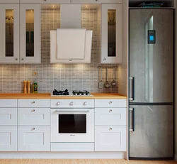 Kitchens with black oven photo
