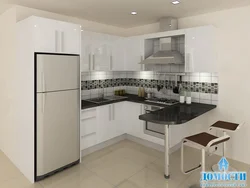 Refrigerator for kitchen studio photo