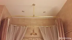 Ceiling cornice for bathroom photo