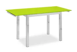 Green kitchen table photo