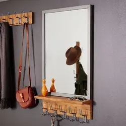 Hanging Mirror In The Hallway Photo
