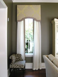 Narrow Window In The Living Room Photo