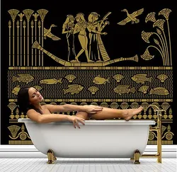 Kleopatranın şəkli kimi hamam