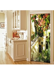 Kitchen doors wallpaper photo