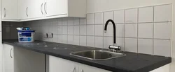 Фартук с затиркой кухни фото
