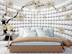 Wallpaper for bedroom balls photo