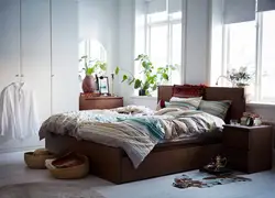 Yataq Otağının Fotoşəkilində IKEA Çarpayıları