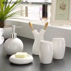 Bathroom Accessories White Photo