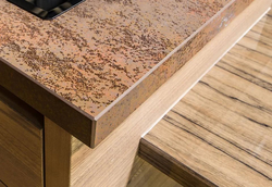 Ceramic Countertop In The Kitchen Photo
