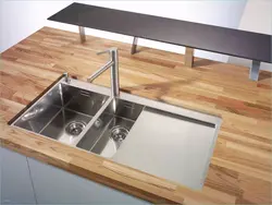 Wooden kitchen sinks photo