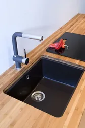 Wooden kitchen sinks photo
