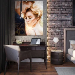 Photo on canvas for the living room
