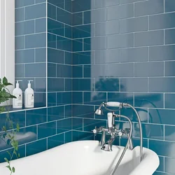 Rectangular tiles for bathtub photo