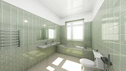 Rectangular tiles for bathtub photo