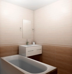 Rectangular tiles for bathtub photo