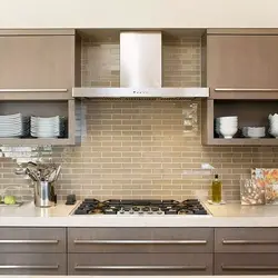 Beige stove for kitchen photo