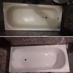 Acrylic or cast iron bathtub photo