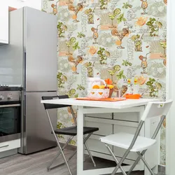 Vinyl photo wallpaper for kitchen photo