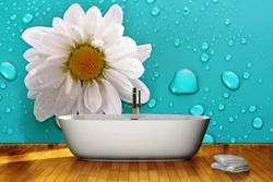 Photo Wallpaper How To Glue A Bathtub