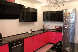 Фото Кухни Верх Красный Низ