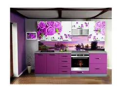 Kitchens With Flower Patterns Photo