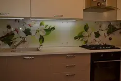 Кухні з малюнкам кветак фота