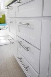 White kitchen what kind of handles photo