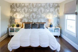 Feathers in the bedroom interior photo