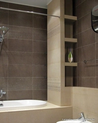 Box of tiles in the bath photo