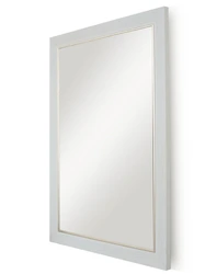 White mirror in the bathroom photo