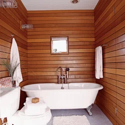 Photo of plastic lining for the bathroom