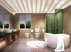 Photo of plastic lining for the bathroom