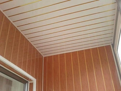 Photo of plastic lining for the bathroom